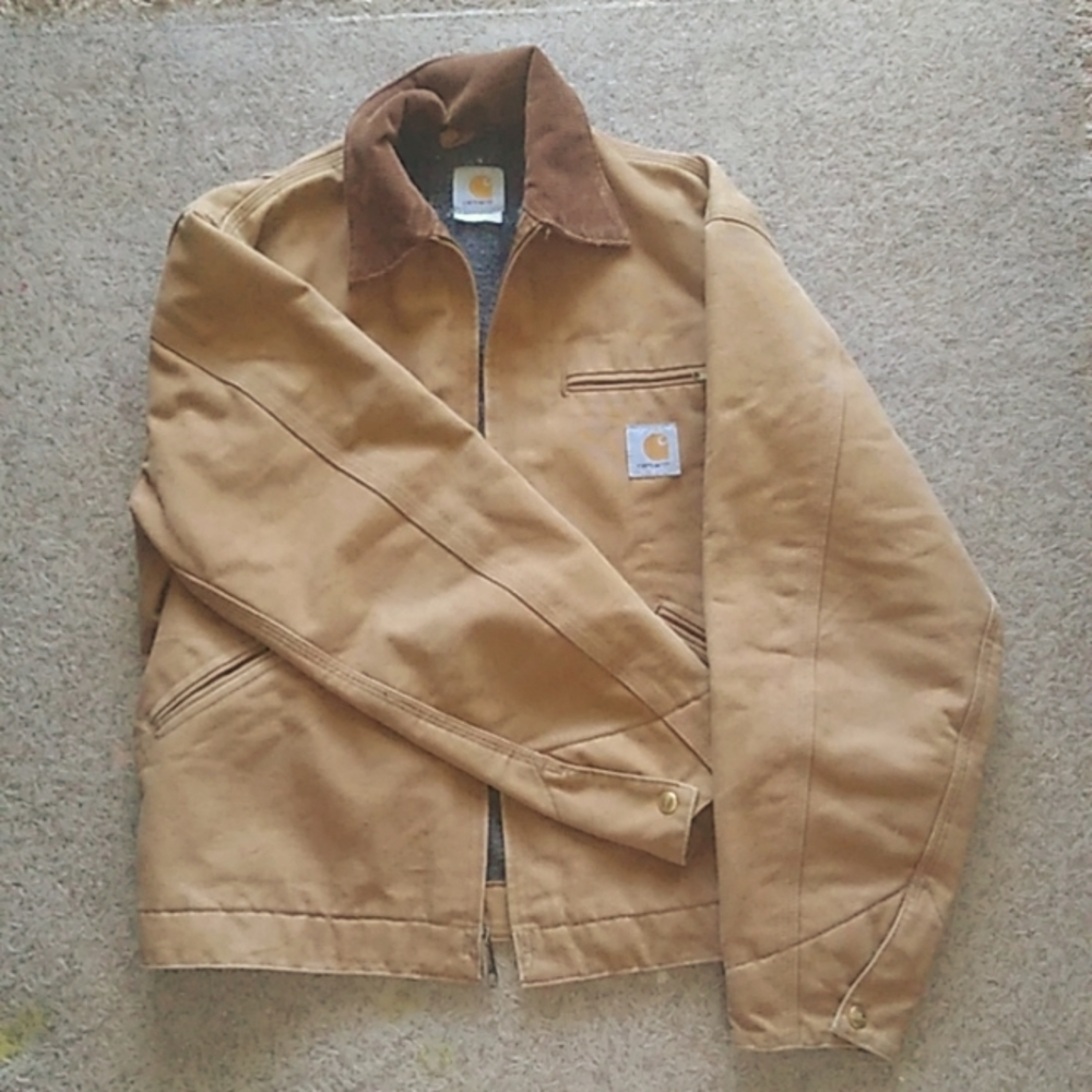 Brown canvas Carhartt jacket